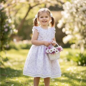 Blueberi Boulevard Lavender Lace Dress